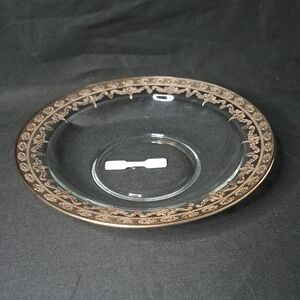 Arte Italica Vetro Pasta/Soup Bowl Wth Gold Overlay